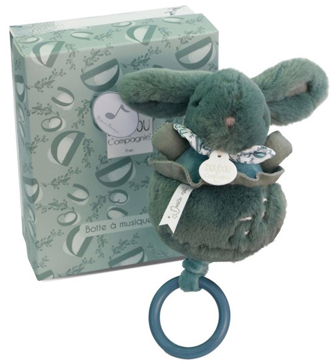 Lapin Doudou - Muzikale Knuffel Saliegroen