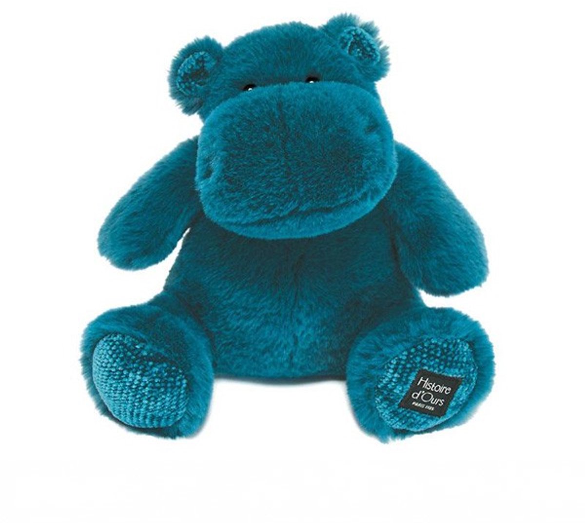 Pluche Hippo Blauw Petrol (25cm)