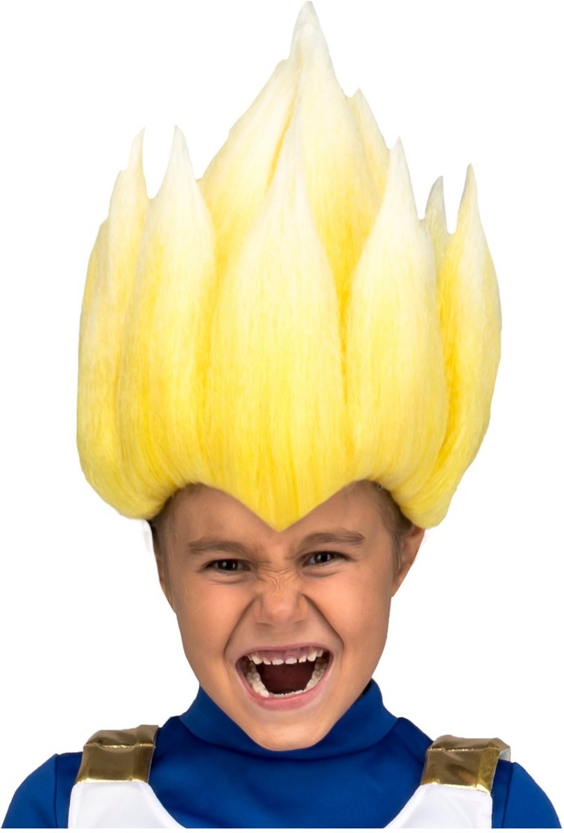 Super Saiyan Vegeta Dragon Ball™ pruik voor kinderen - Verkleedpruik