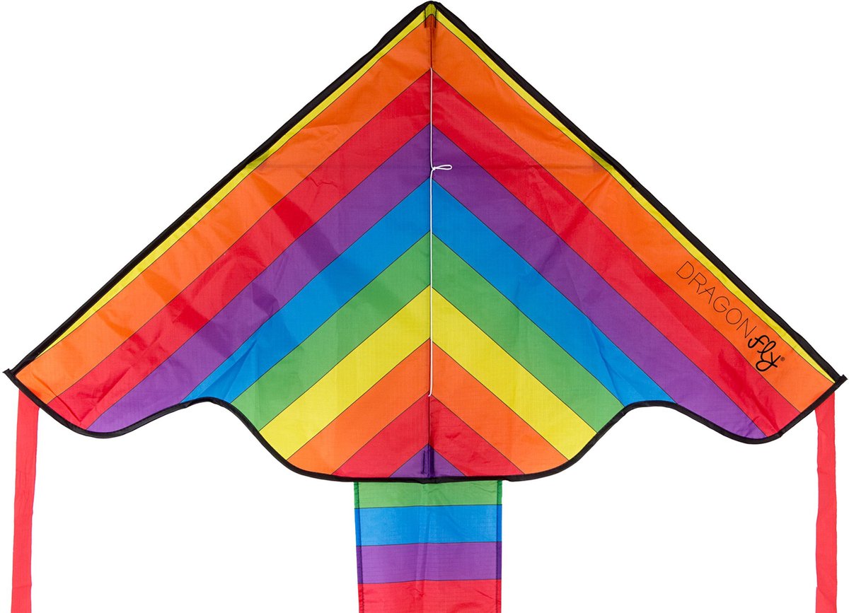 Dragon Fly Staartvlieger - Regenboog - Geel/Groen/Blauw/Paars/Rood