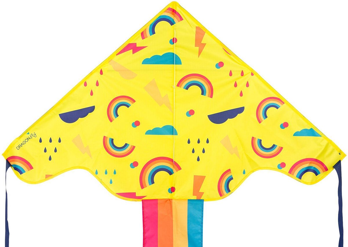 Dragon Fly Staartvlieger - Summer - Geel/Roze/Oranje/Blauw