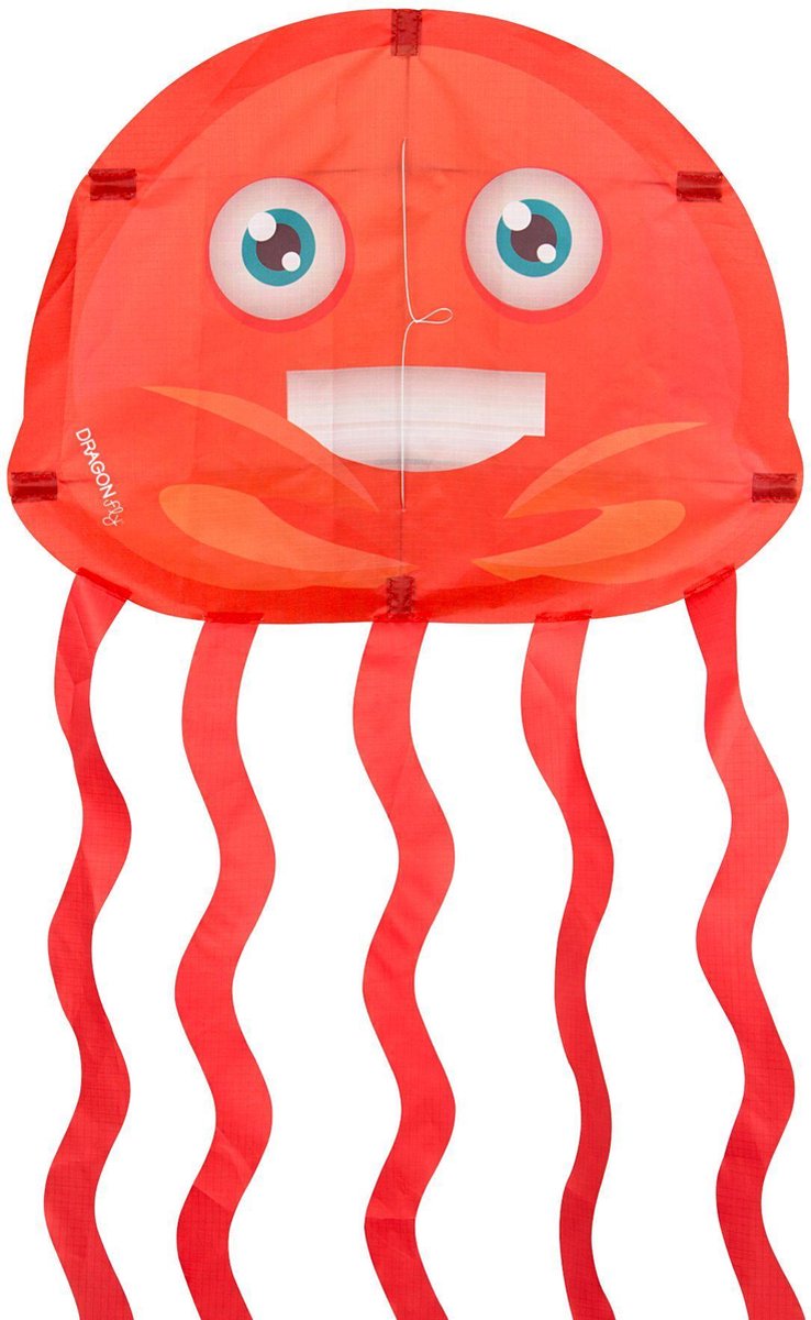 Dragon Fly Vlieger - Sea Animals - Rood