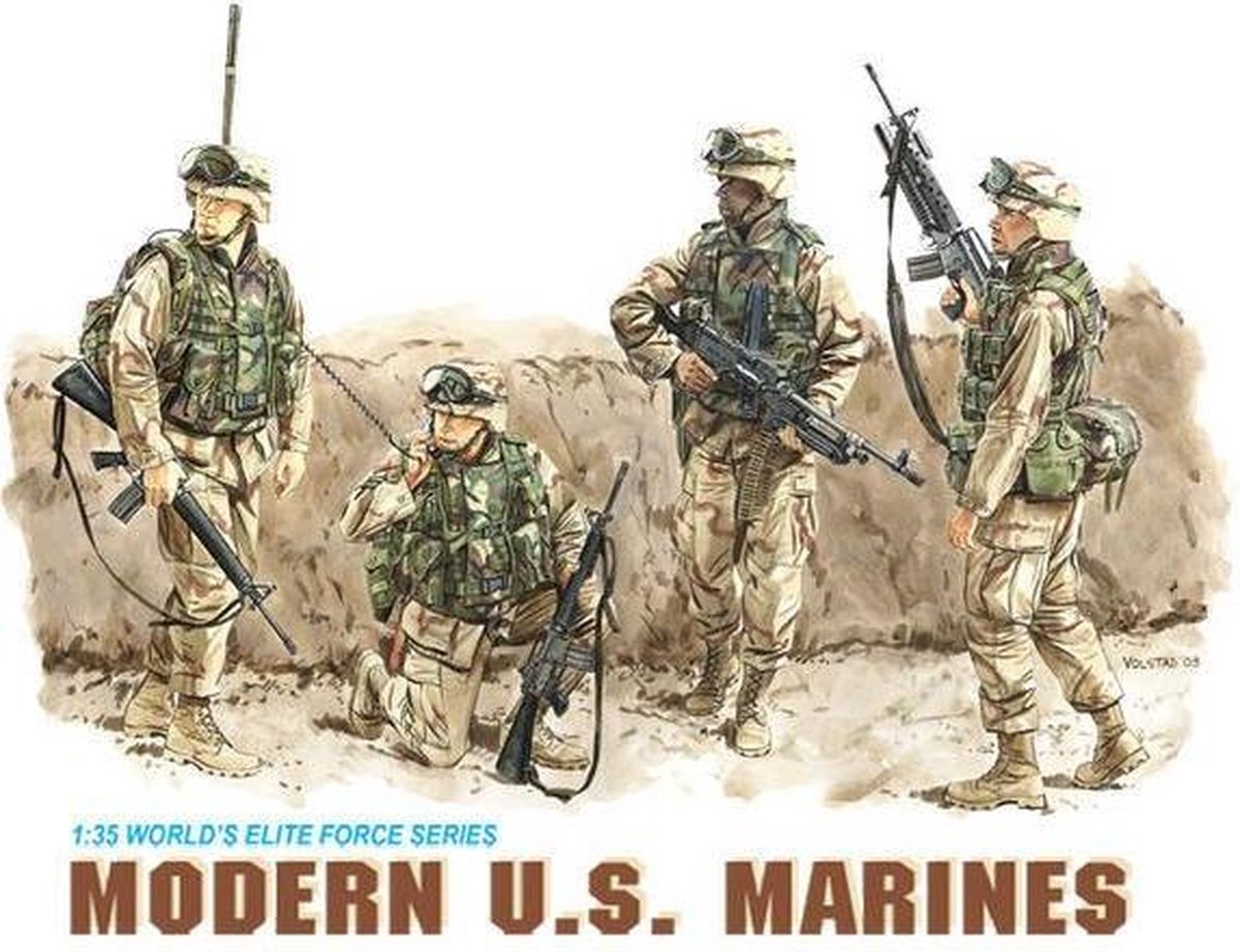 1:35 Dragon 3027 Modern U.S. Marines Plastic kit
