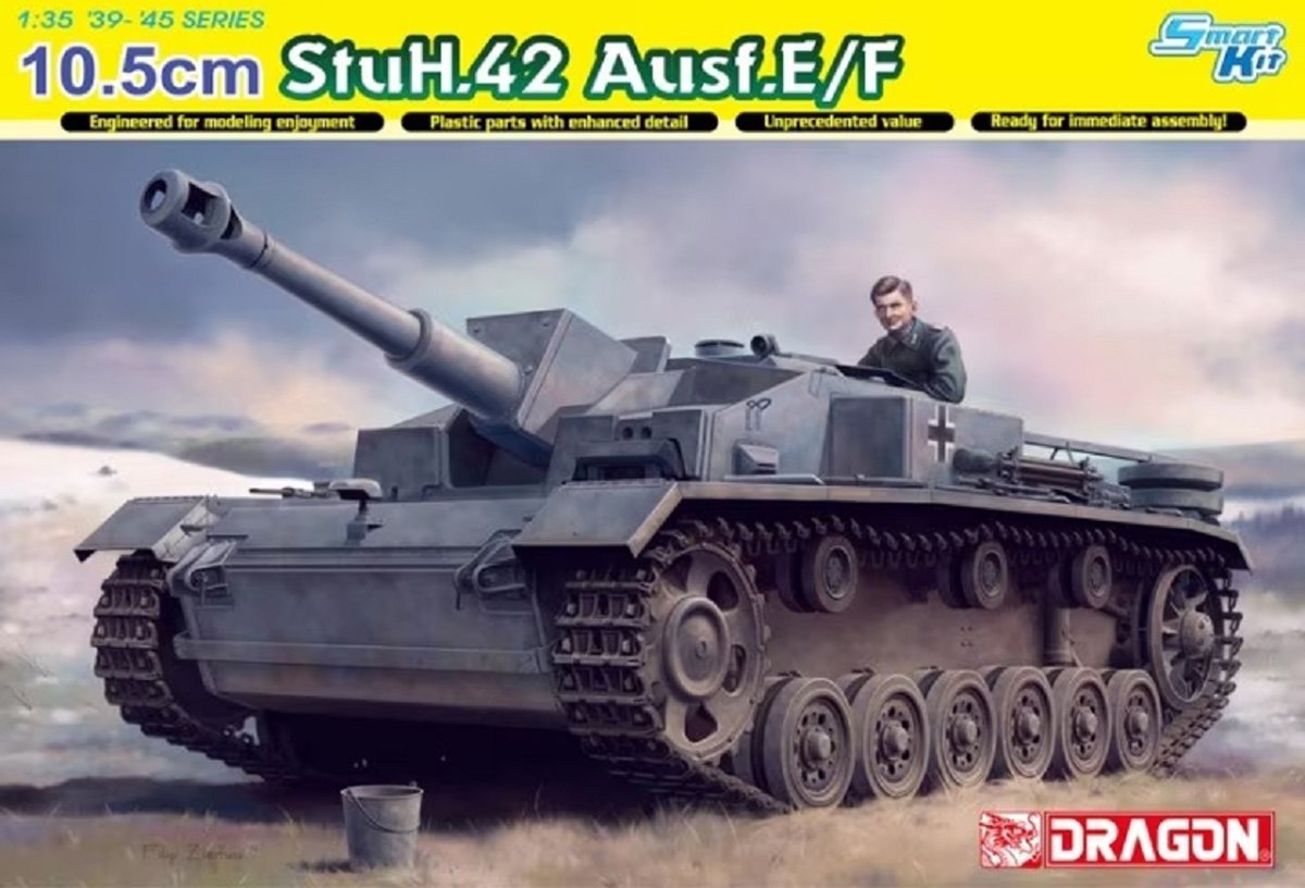 1:35 Dragon 6834 10.5cm StuH.42 Ausf.E/F Tank Plastic kit