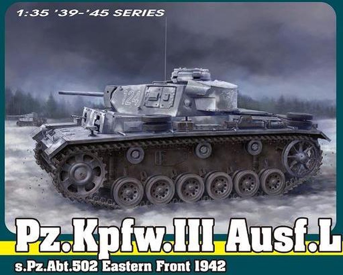 Dragon - 1/35 Pz.kpfw.iii Ausf.l Pz.abt.502 Leningrad 42/43 (6/20) * - DRA6957