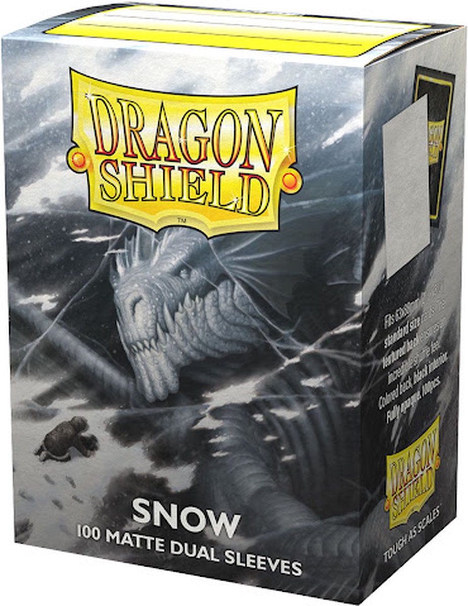 Dragon Shield Dual Matte Sleeves - Snow Nirin (100 Sleeves)
