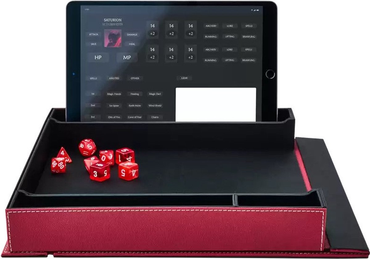 Dragon Shield RPG Player Companion - Blood Red