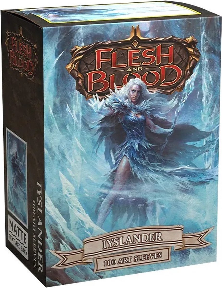 Dragonshield Box 100 Brushed Art Sleeves: FAB Iyslander