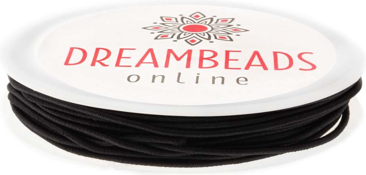 Elastisch Koord (0.5 mm) Black (20 Meter)