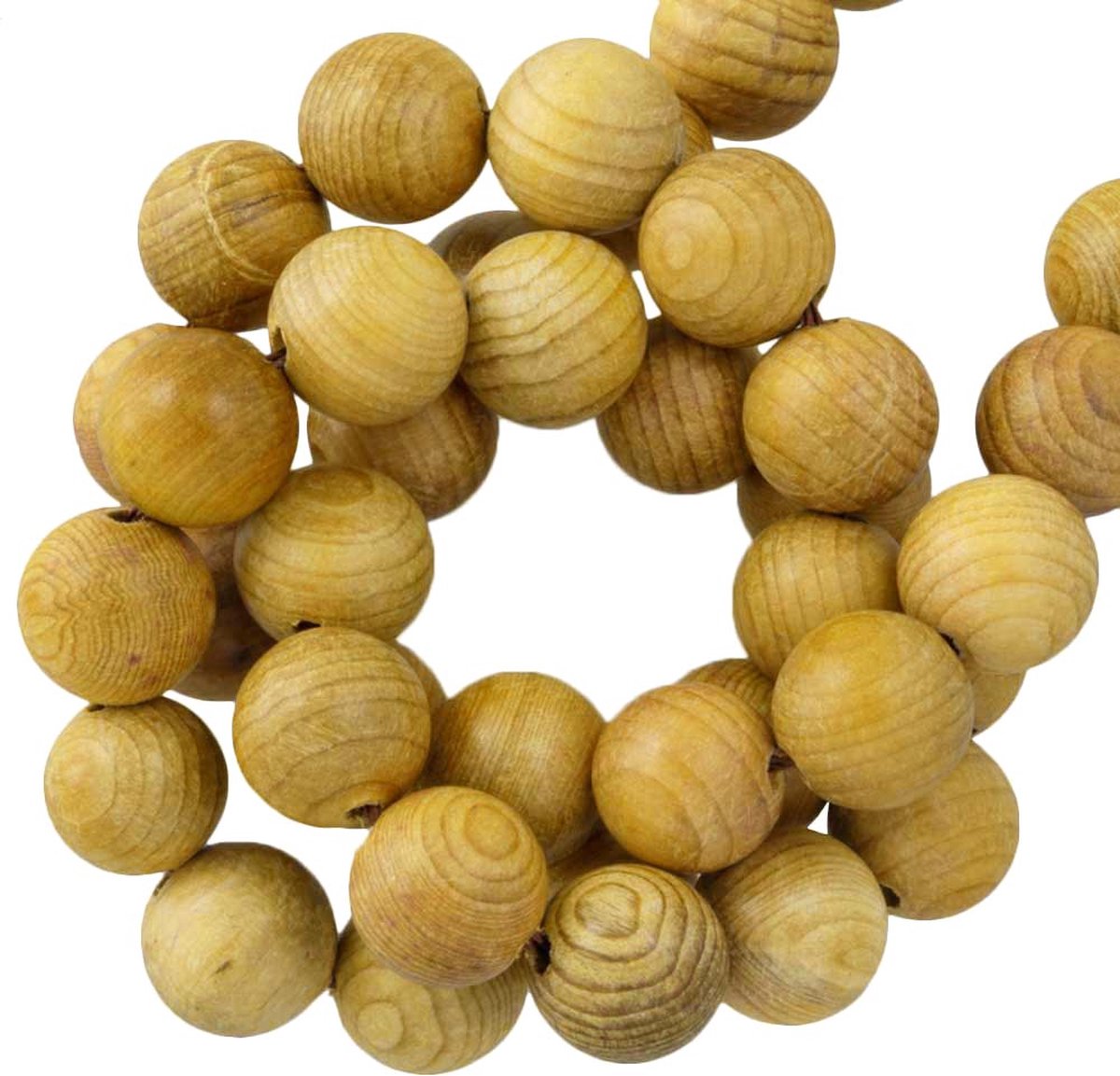 Houten Kralen (6 mm) Burly Wood (63 stuks)
