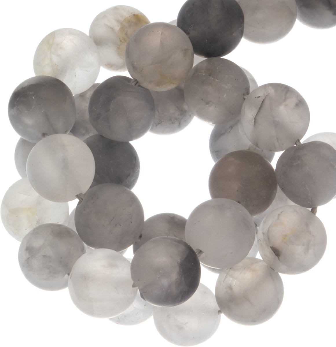 Cloudy Quartz Kralen (6 mm) 60 Stuks