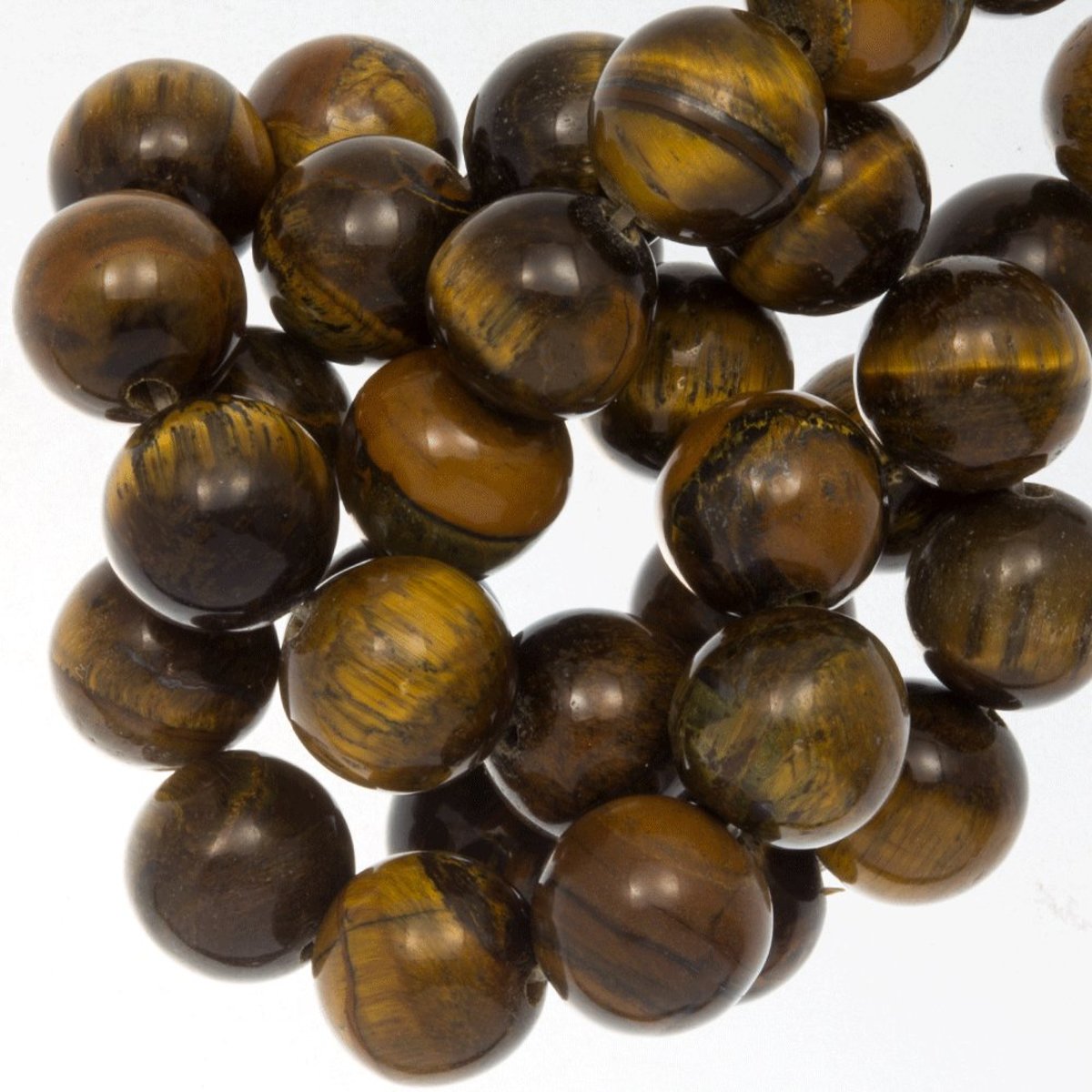 Tiger Eye Kralen (8 mm) 49 Stuks