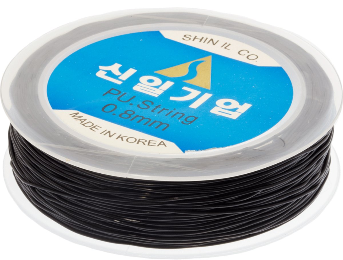 Top Kwaliteit Elastiek (0,8 mm) Black (35 Meter)