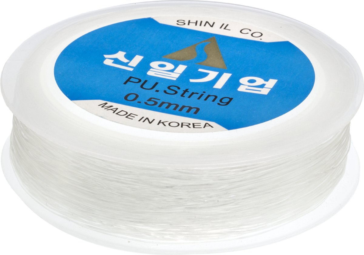 Top Kwaliteit Elastiek (0.5 mm) Transparant (90 Meter)