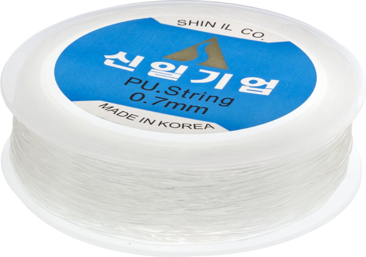 Top Kwaliteit Elastiek (0.7 mm) Transparant (50 Meter)