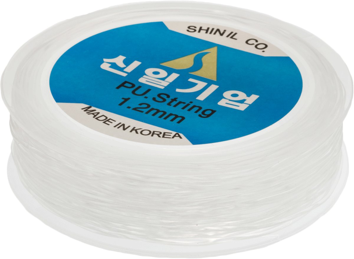 Top Kwaliteit Elastiek (1.2 mm) Transparant (20 Meter)