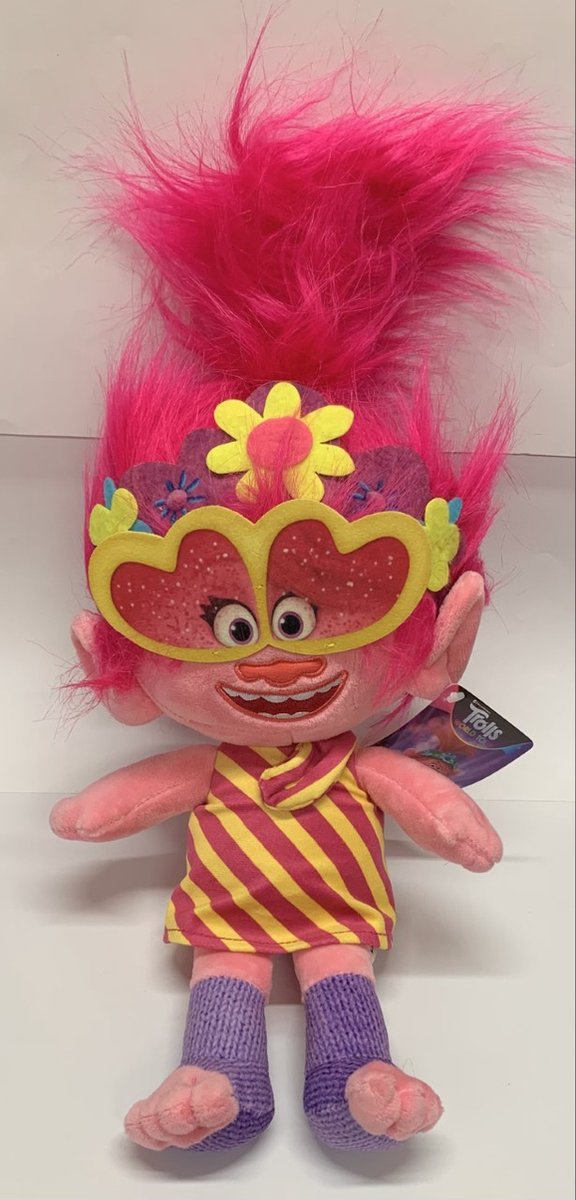Trolls - Poppy knuffel - 30 cm - Trolls World Tour - Pluche