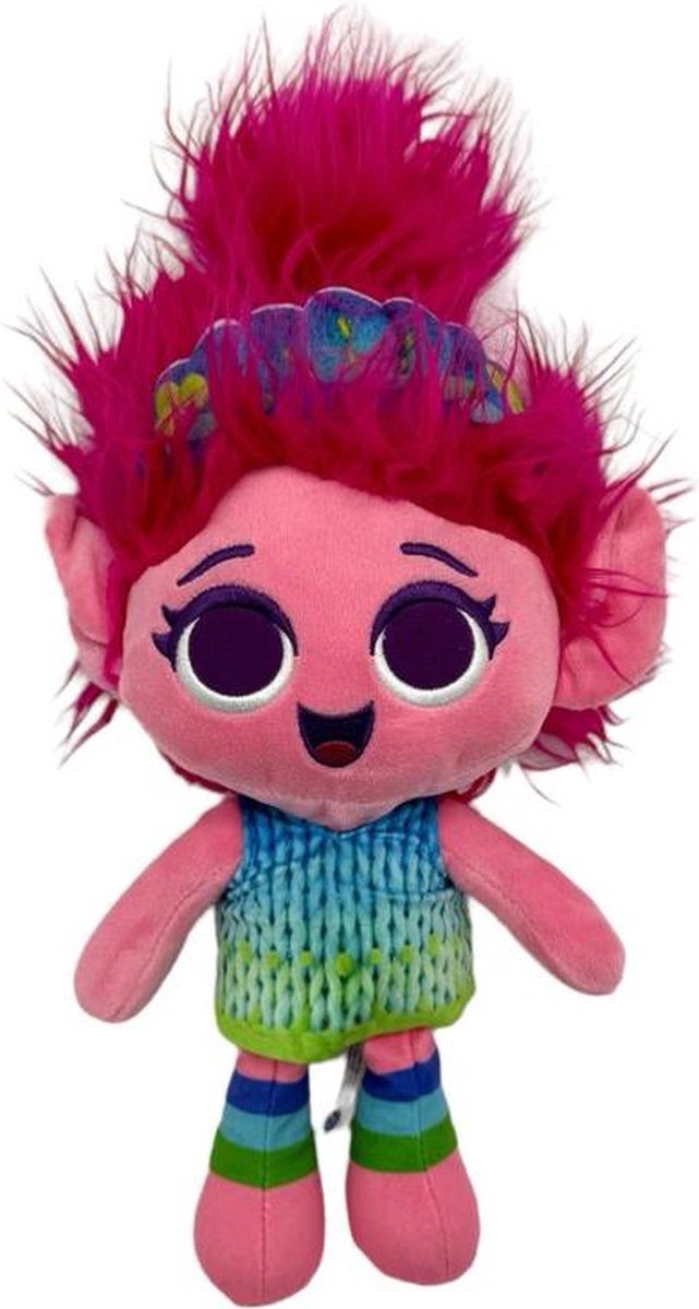 Trolls Band Together - Poppy knuffel - 35 cm - Pluche