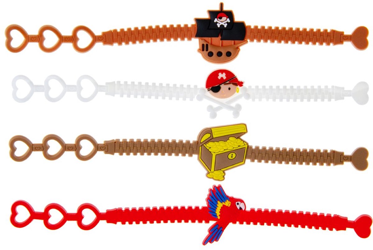   Armband Piraat - 12 stuks