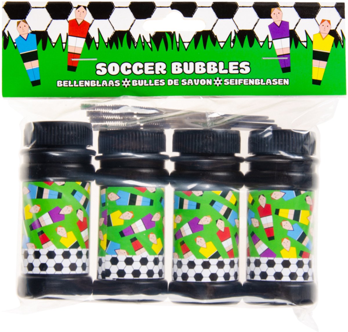 Duckiez Bellenblaas 60Ml Voetbal 1x4 stuks