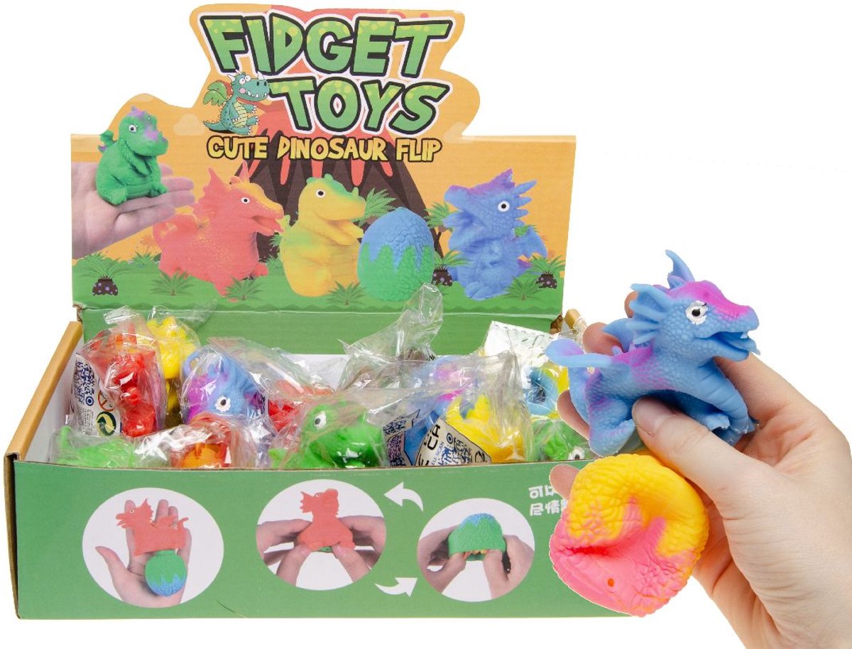 Duckiez Dragon Flip-To-Ei - 12 stuks