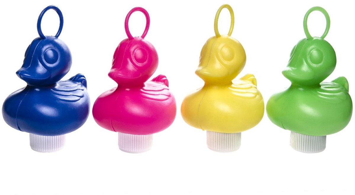 Duckiez Eend Klein 4 Kleuren - 16 stuks