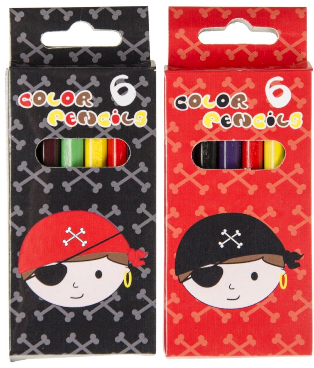 Duckiez Kleurpotloodjes Piraat 6st. - 960 stuks (Bulk Deal)