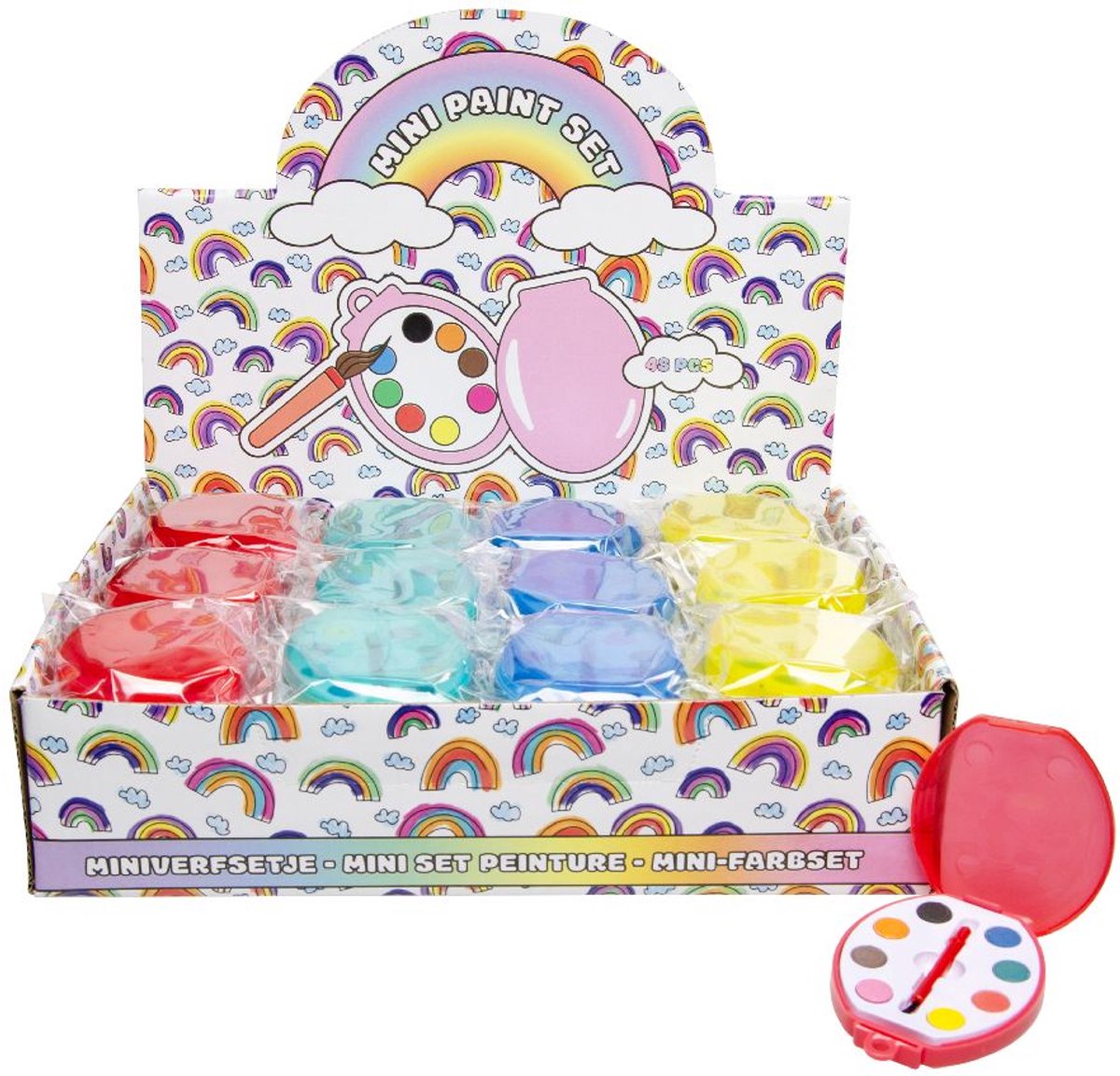 Duckiez Mini-Verfsetje - 960 stuks (Bulk Deal)