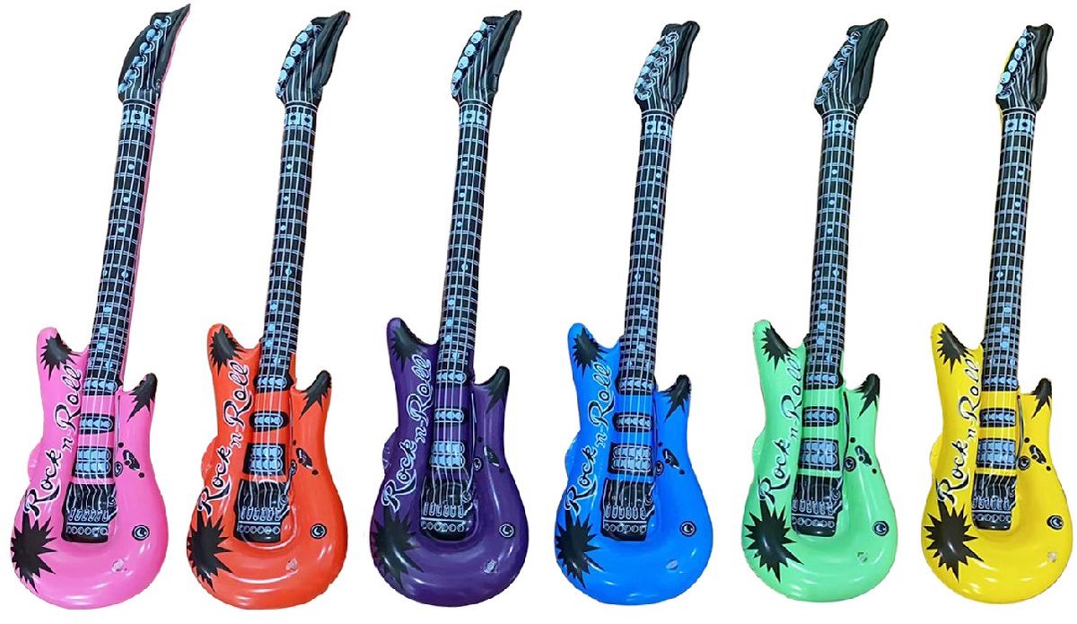 Duckiez Opblaas Gitaar L - 1 stuk