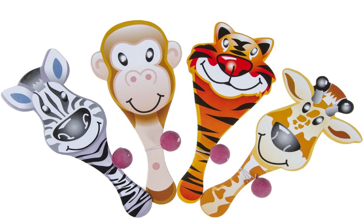 Duckiez Palletje Met Bal Wilde Dieren - 576 stuks (Bulk Deal)