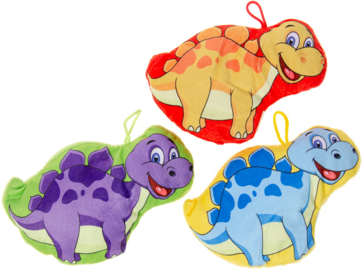 Duckiez Pluche Super Soft Dinosaurus - 24 stuks