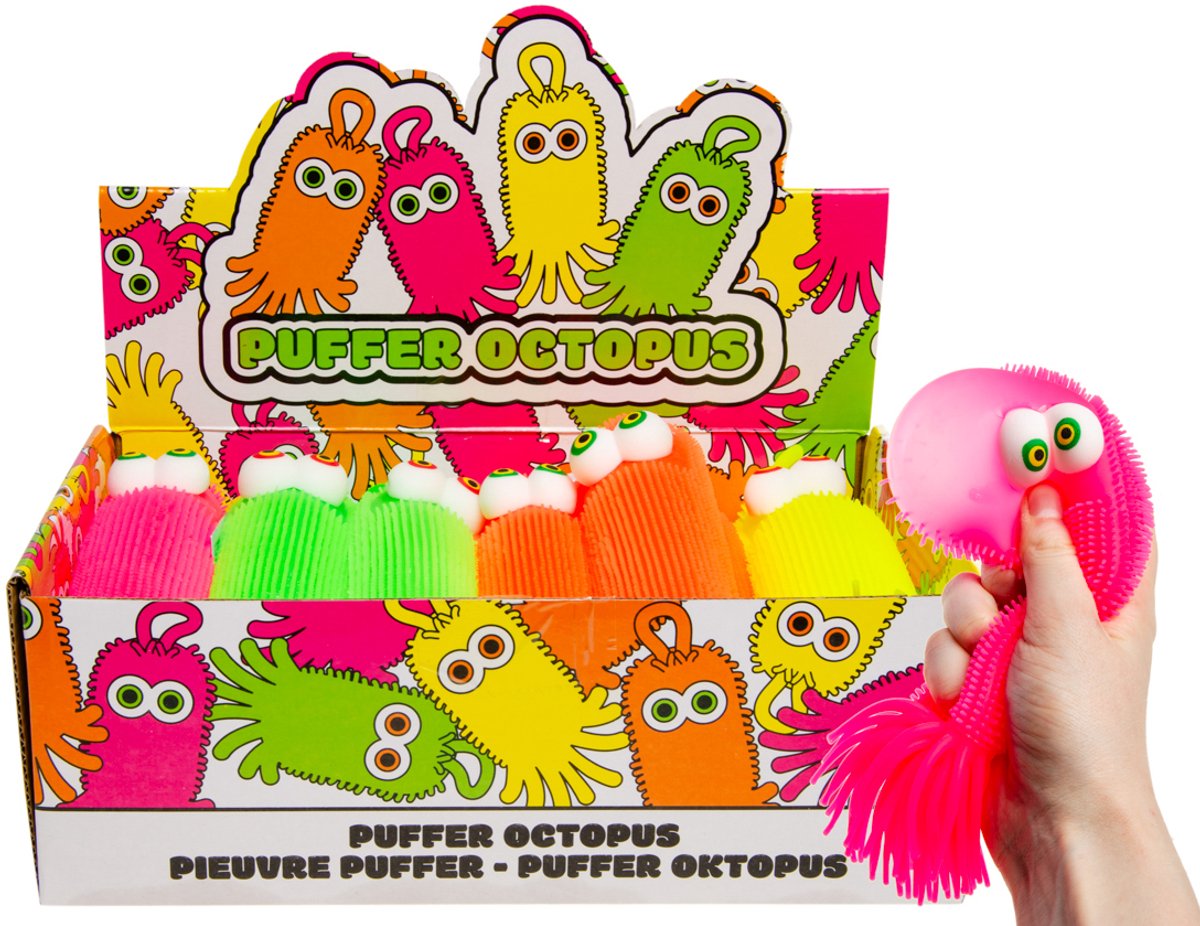 Duckiez pufferbal octopus - 1 stuk