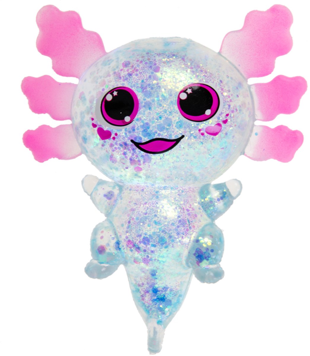 Duckiez squeeze axolotl transparant - 1 stuk