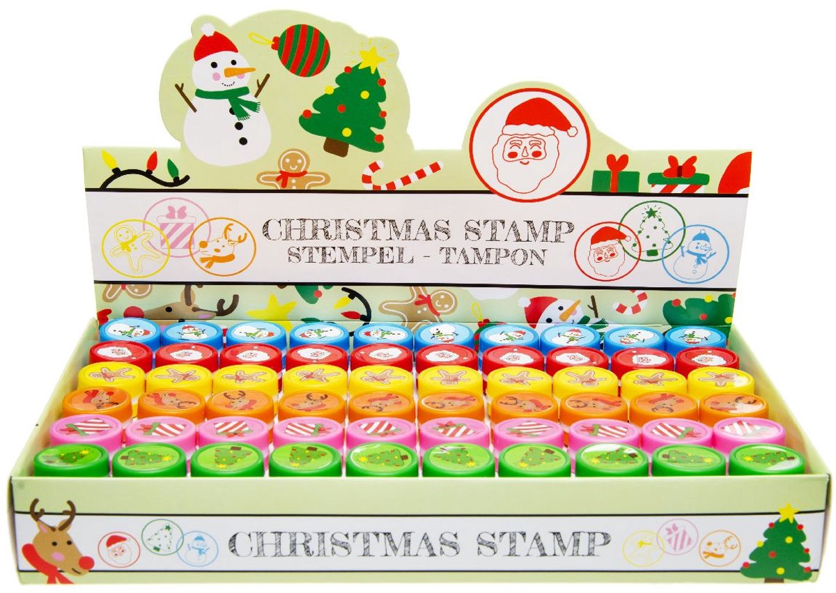 Duckiez stempels Kerstmis - 60 stuks