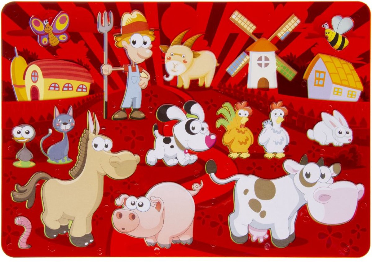 Duckiez stencil Setje Boerderijdieren - 1 stuk