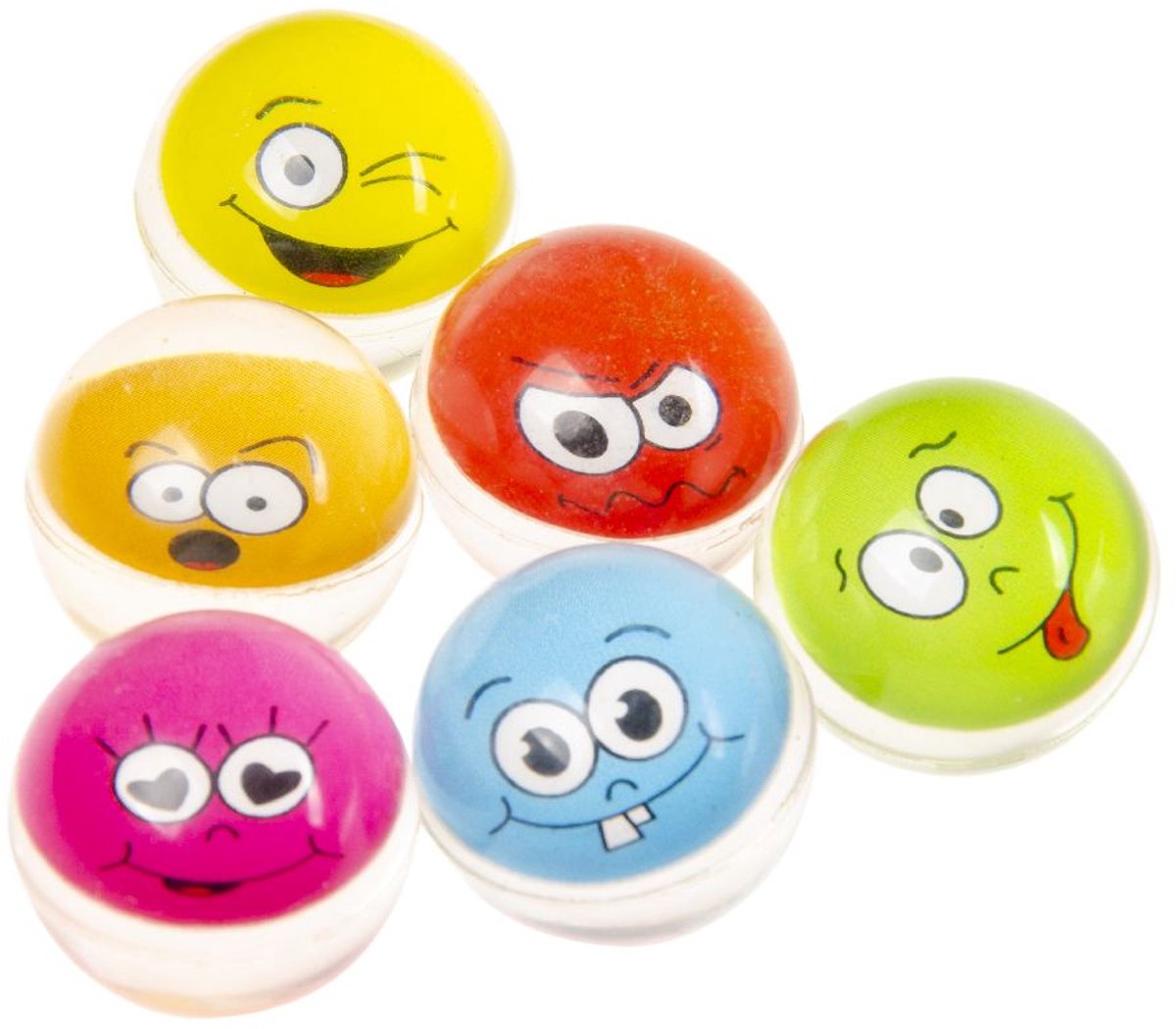 Duckiez stuiterbal Lachgezicht 32Mm - 50 stuks