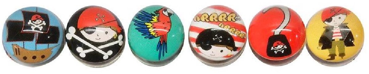 Duckiez stuiterbal Piraat 32Mm - 50 stuks