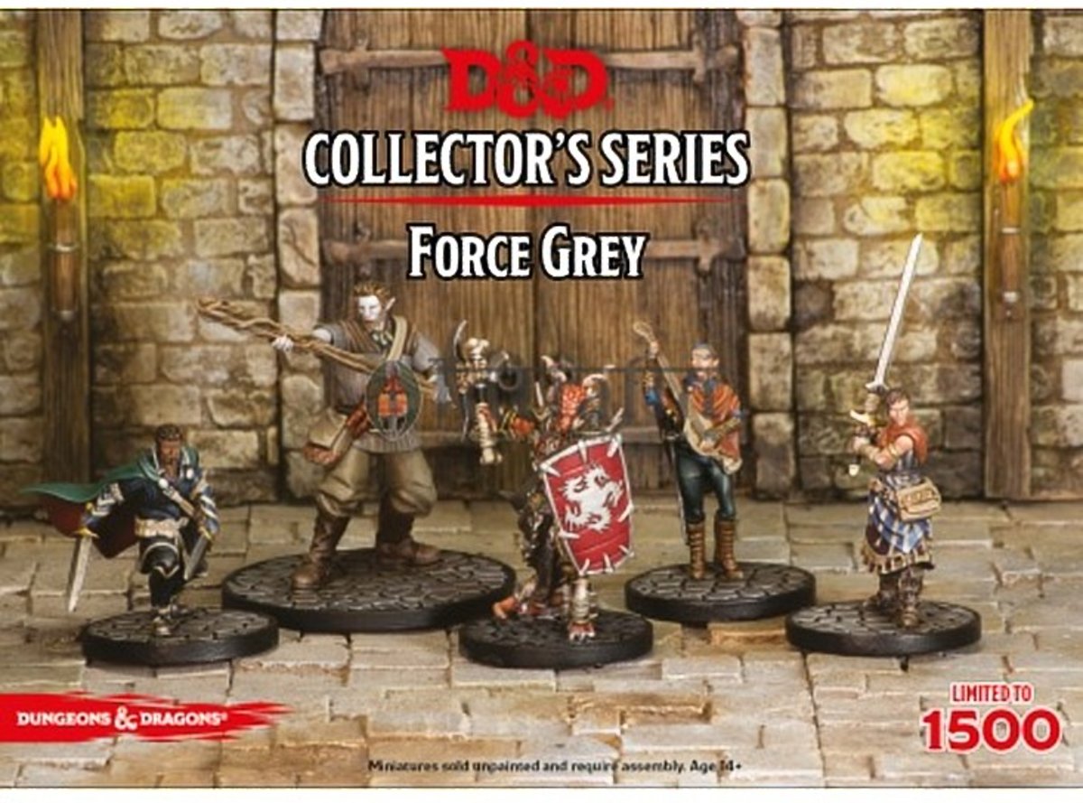 Dungeons and Dragons Collectors Series Miniatures: Force Grey