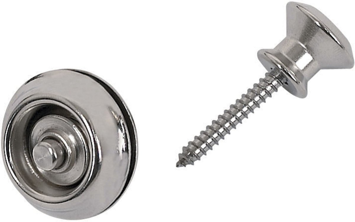 Dunlop Straplok nikkel Dual Design  - Accessoire voor gitaren