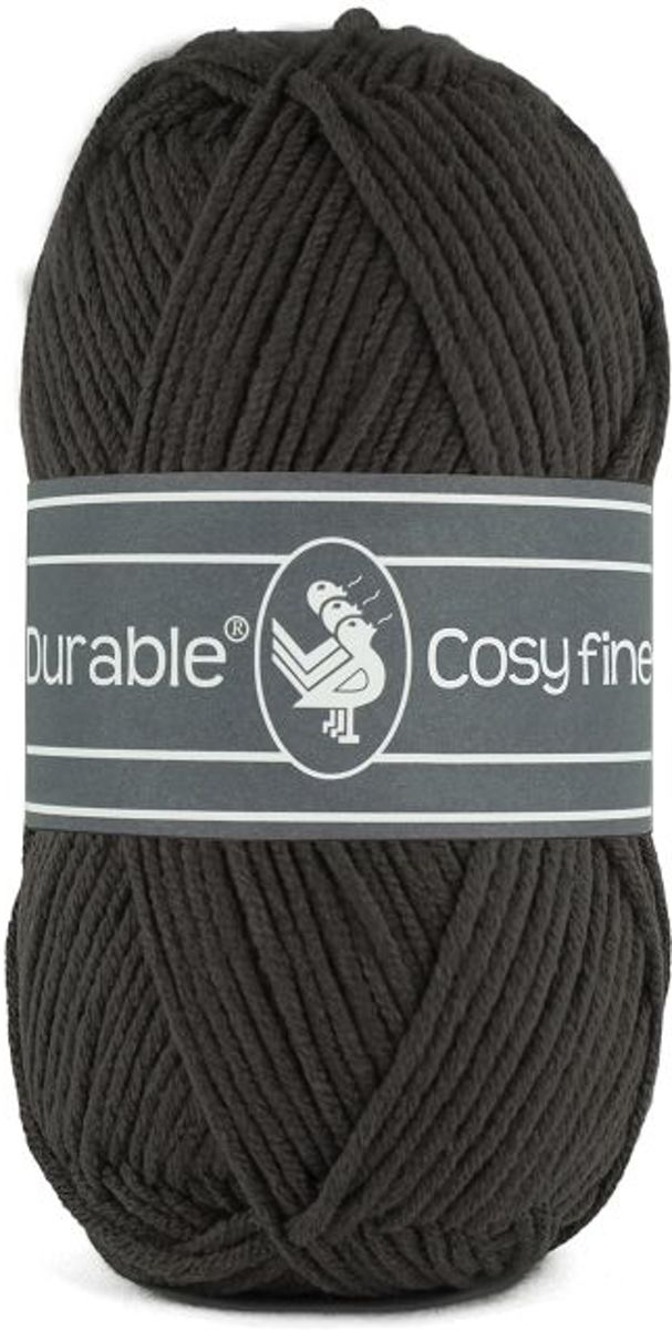 Durable Cosy Fine, Charcoal, 5 bollen