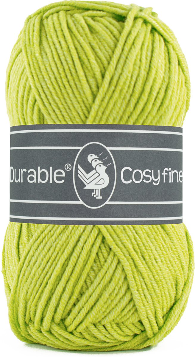 Durable Cosy Fine, Lime, 5 bollen