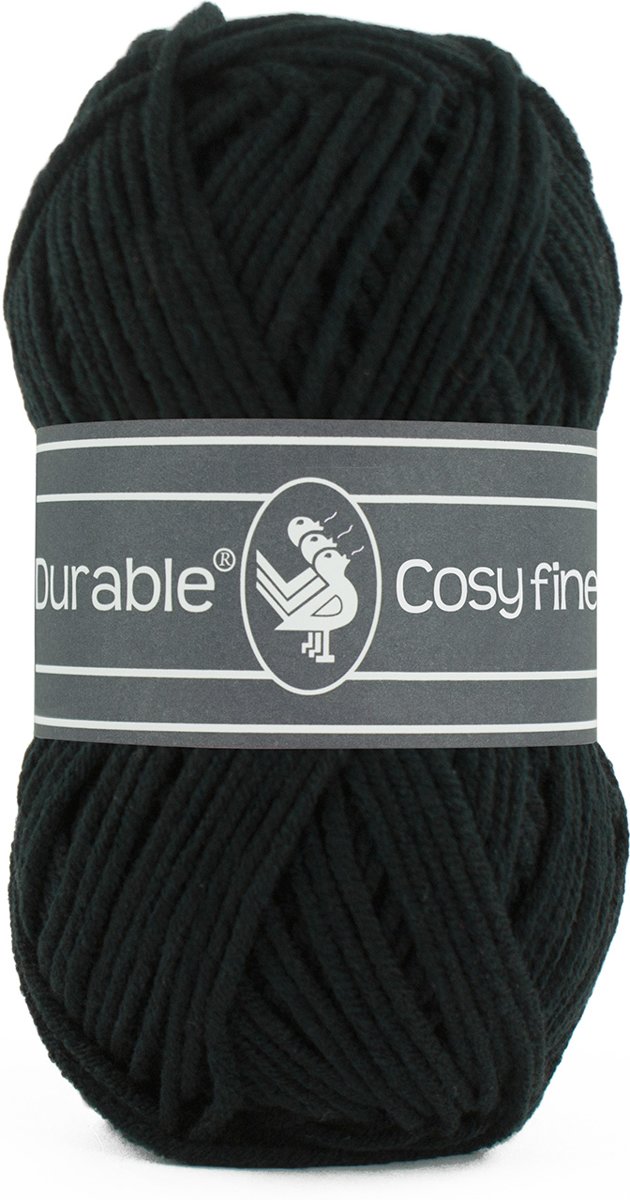 10 x Durable Cosy Fine Black (325)