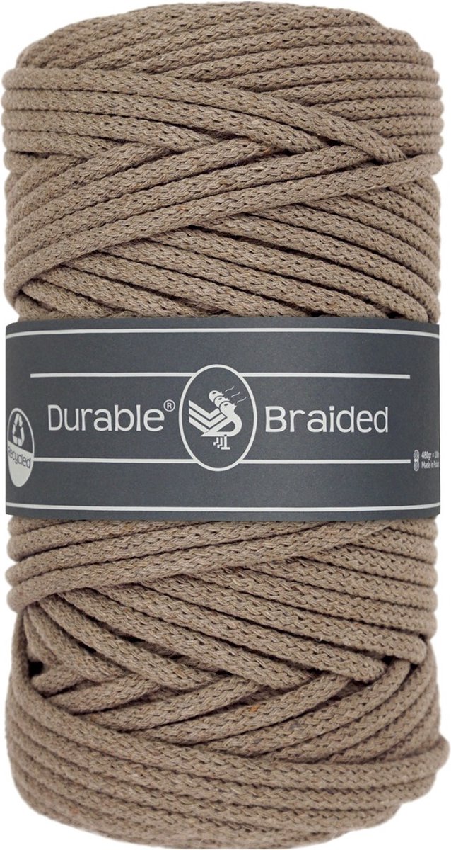 Durable Braided 5 mm 100 meter 343 Warm Taupe