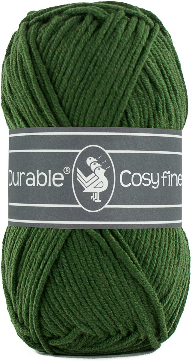 Durable Cosy Fine, Forest green, 5 bollen