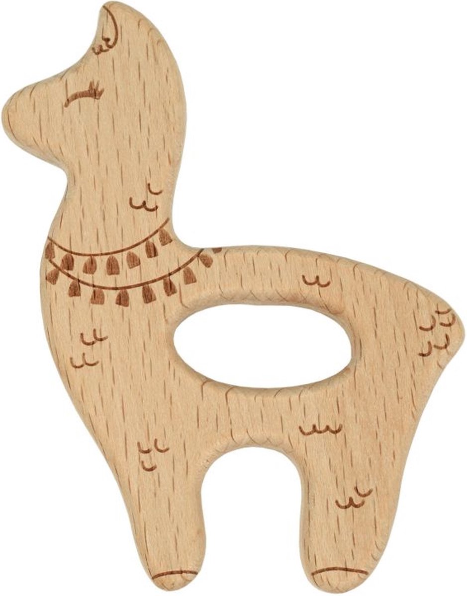   Houten Bijtring Alpaca