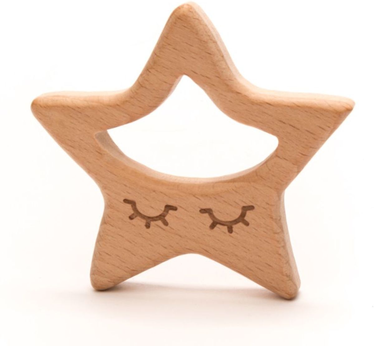   Houten Bijtring Ster