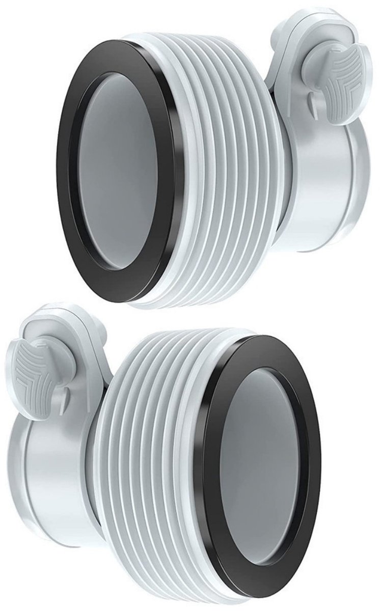 Dussdote Slangadapter - Slangconversieadapter B kit - Geschikt voor Intex Pompaccessoire Adapter B - 2 stuks