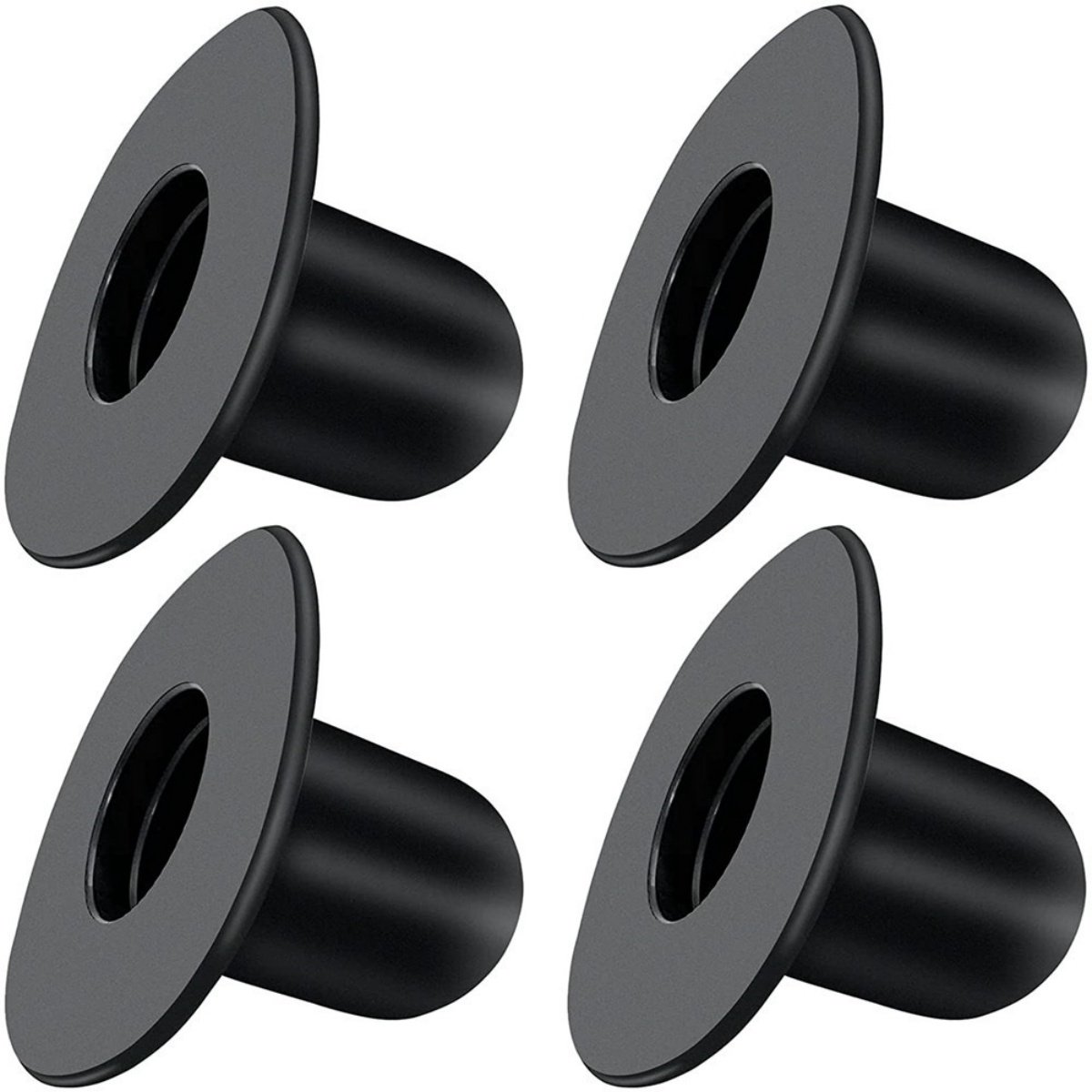 Dussdote Zwembadplug - Zwembadafdichtplug - Filterpomp - Zwembadafdekking - Afvoerplug - Zeefgatplug - Zwembadfilterafdichtplug - Geschikt voor Intex/Bestway zwembaden - Zwart - 4 stuks