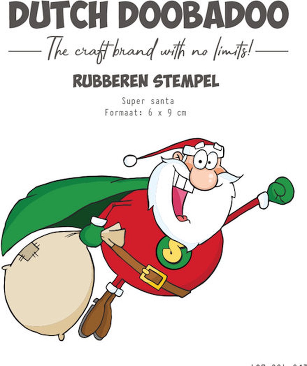 DDBD Rubber stempel Super Santa