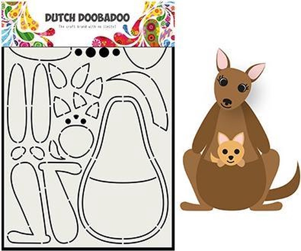   Card Art Built up Kangaroo A5 470.713.841 (12-20)